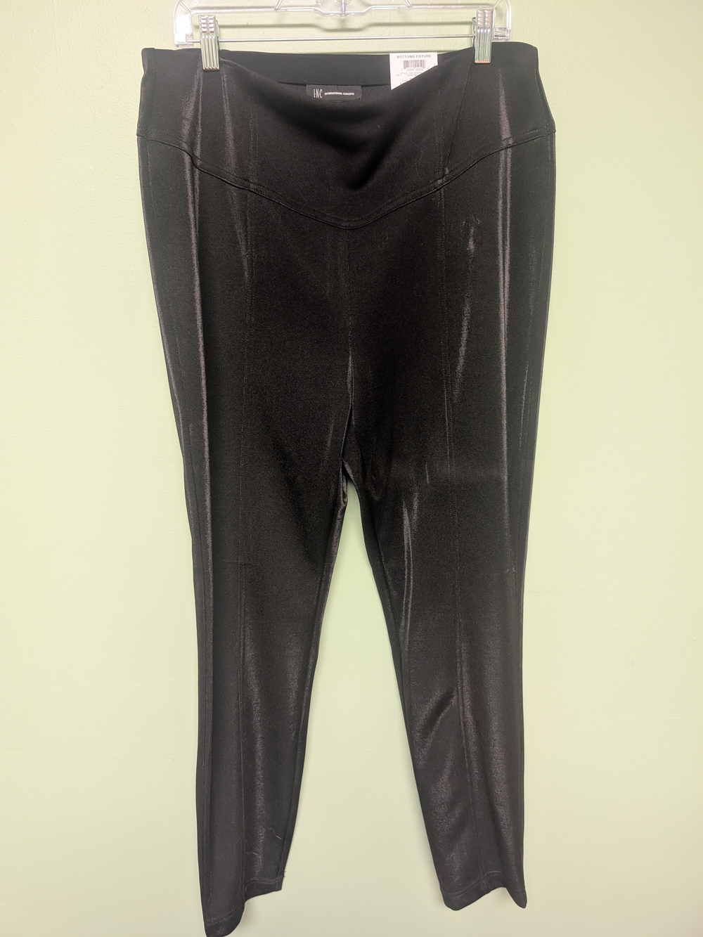 INC International Concepts Black Shimmer Ponte Leggings